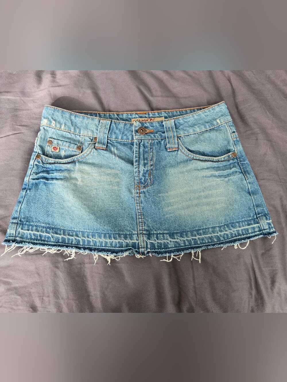 Paris Blues Y2K Denim Mini Skirt Size 1